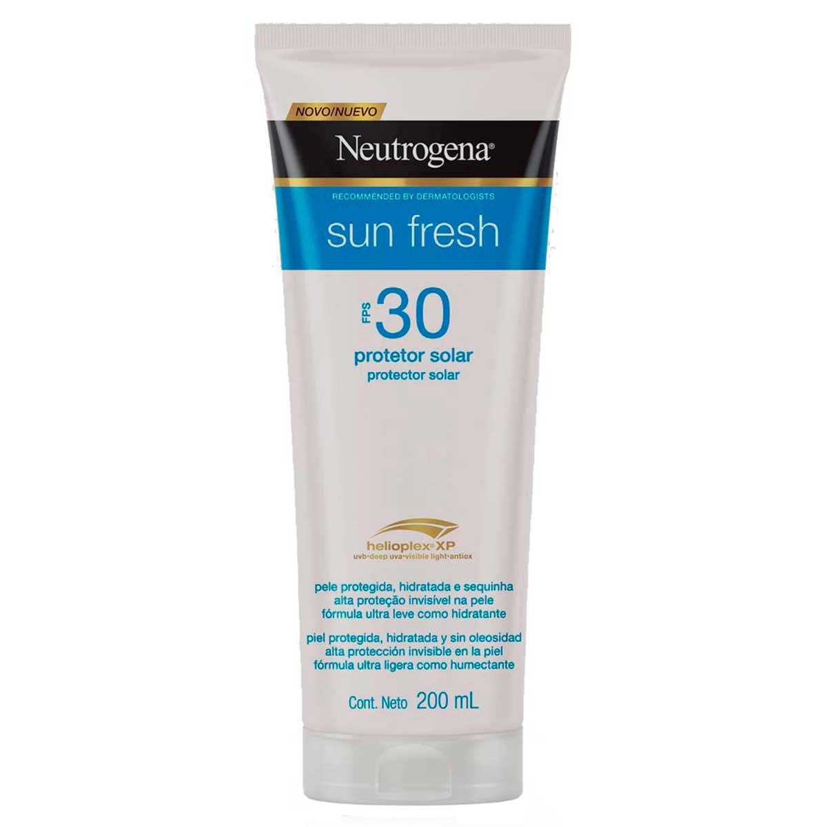 Protetor Solar Facial Loção Refrescante FPS 30 Neutrogena Sun Fresh 200ml