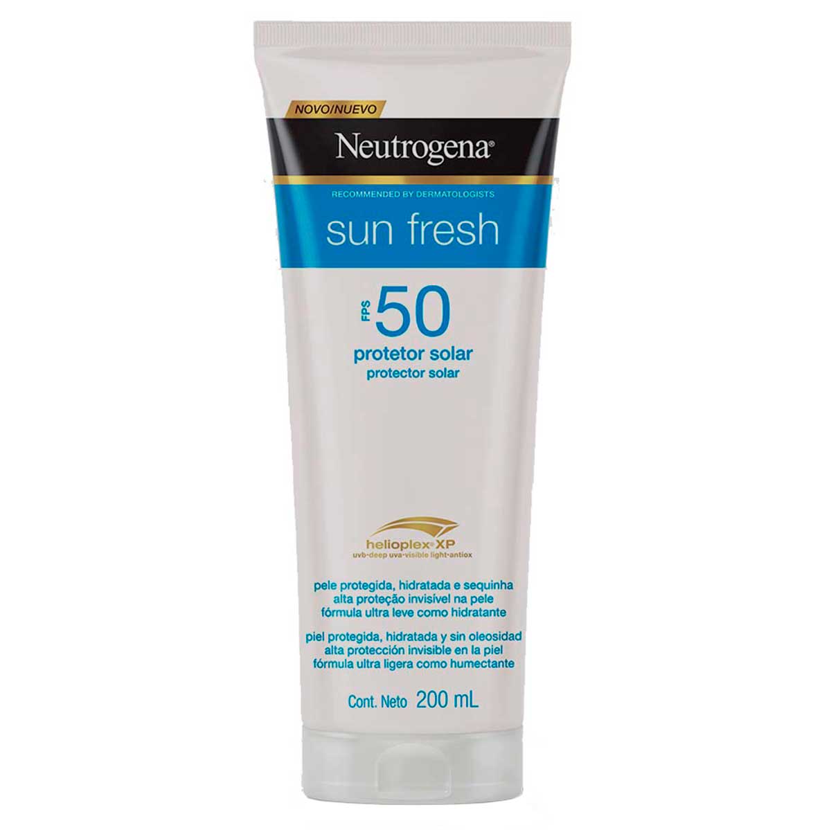 Protetor Solar Corporal Loção FPS 50 Neutrogena Sun Fresh 200ml