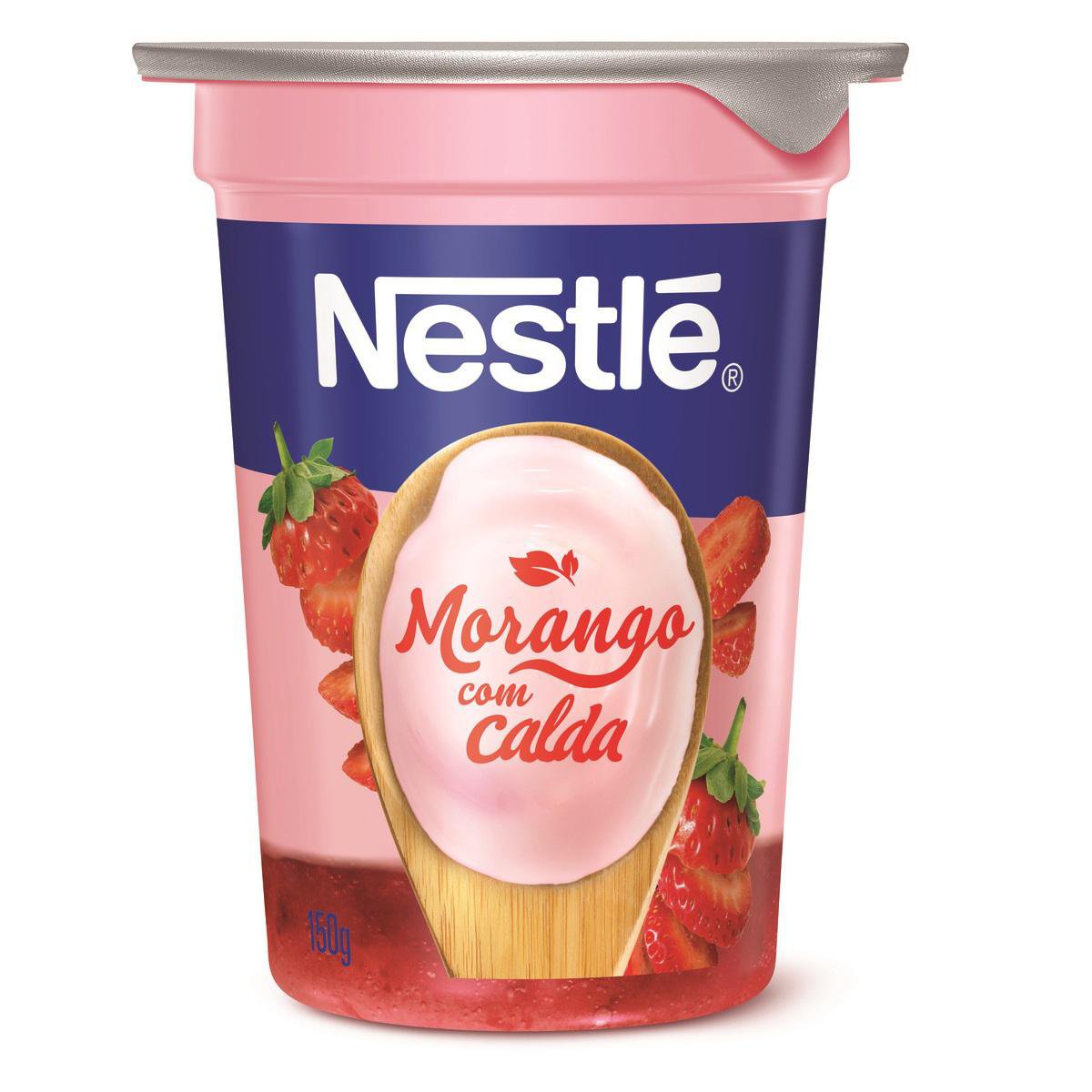 Iogurte Integral Nestlé Bicamada Morango com Geléia 150g