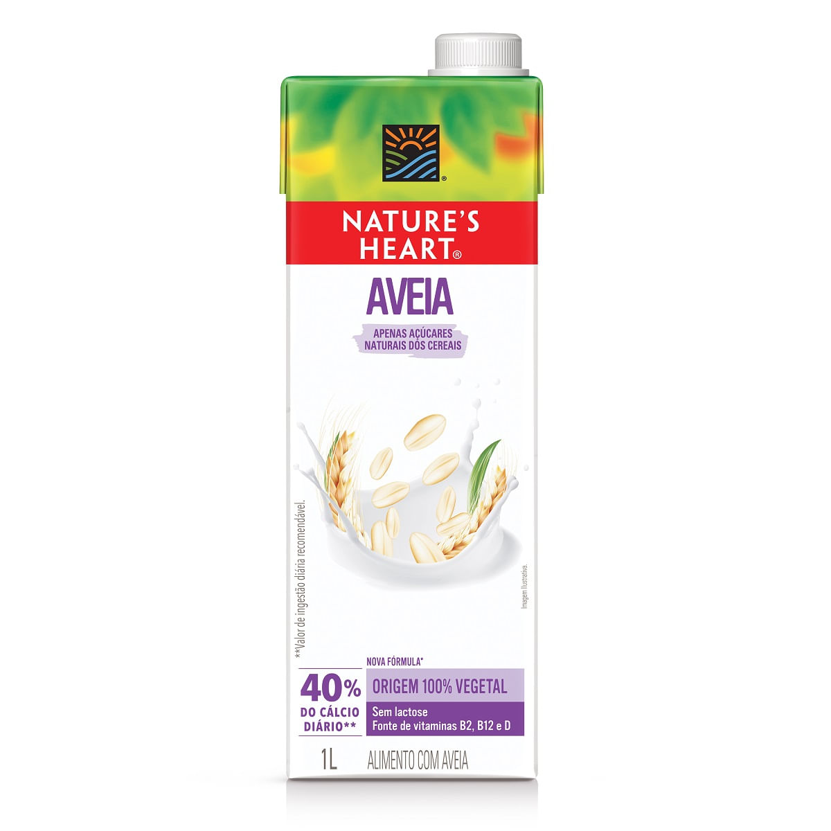 Bebida Vegetal Natures Heart Aveia 1L