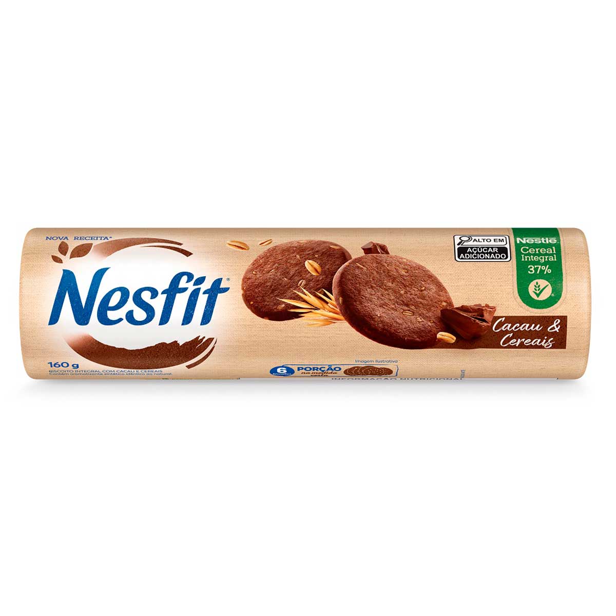 Biscoito Nesfit Cacau E Cereais 160g