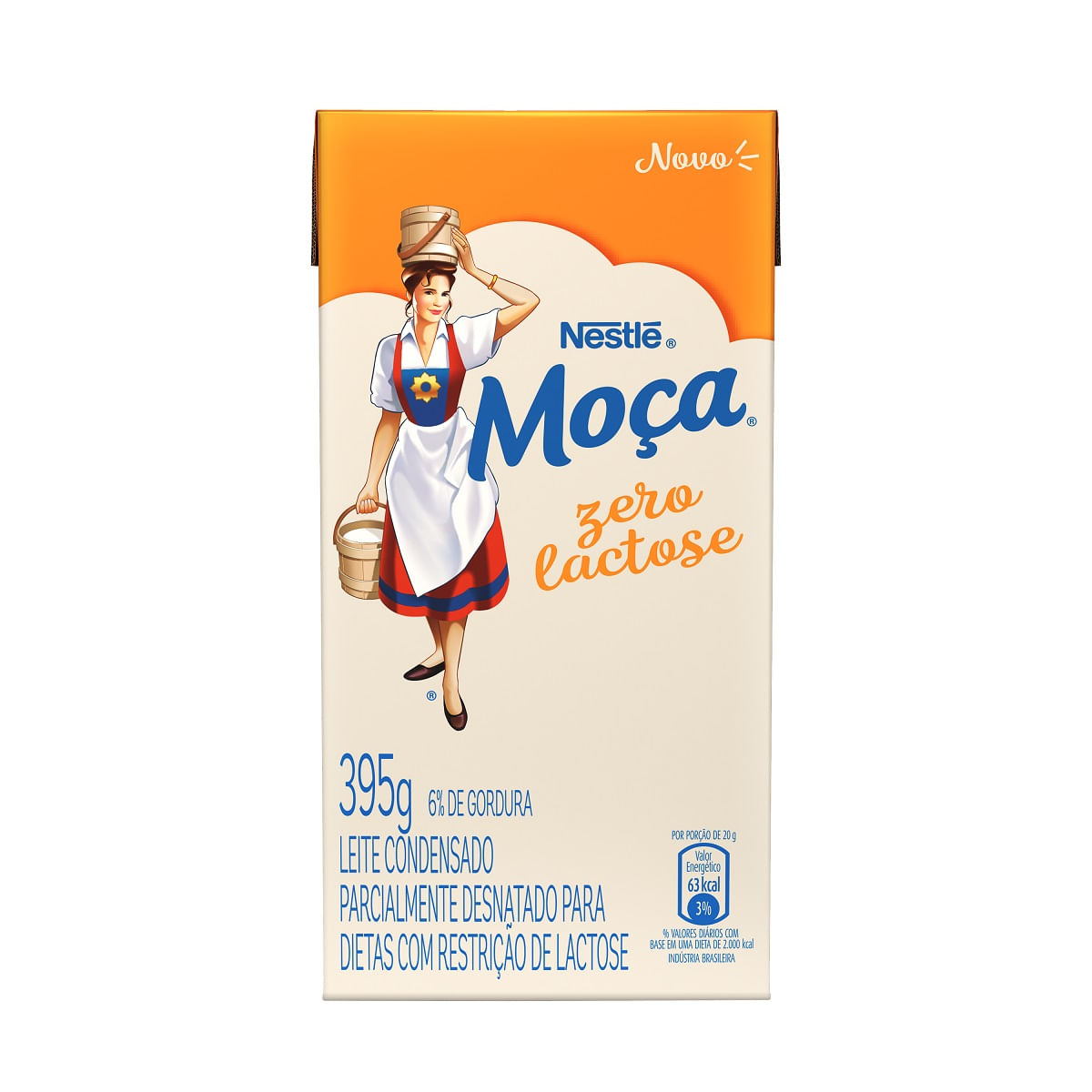 Leite Condensado Moça Zero Lactose Caixinha 395g