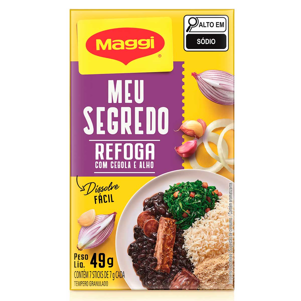 Tempero Maggi Meu Segredo Alho e Cebola 49g