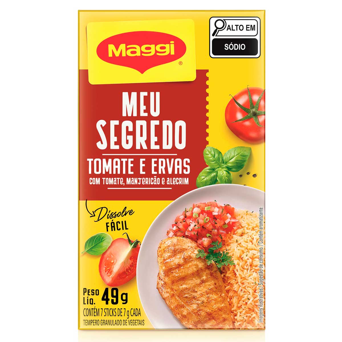 Tempero Maggi Meu Segredo Tomate e Ervas 49g