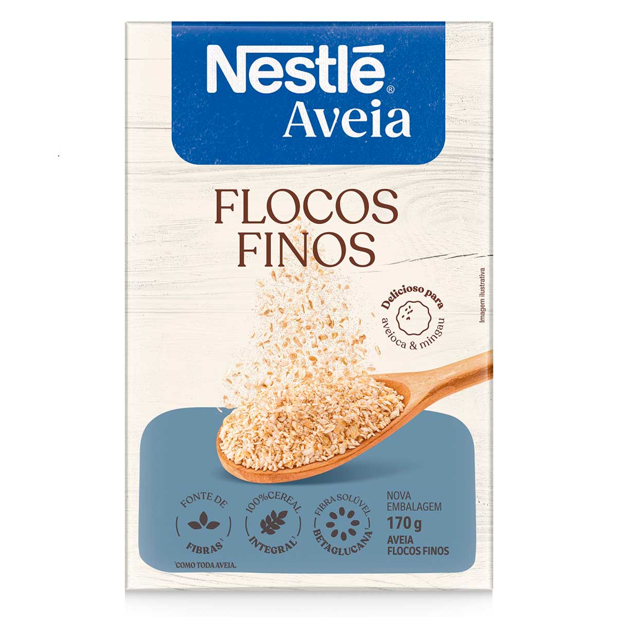 Aveia em Flocos Finos Nestlé 170g