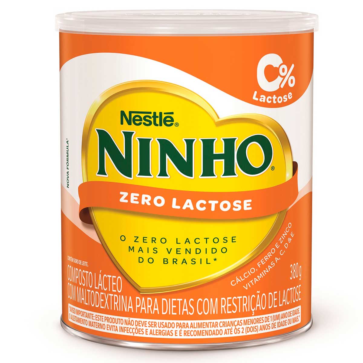 Composto Lácteo Ninho Zero Lactose 380g