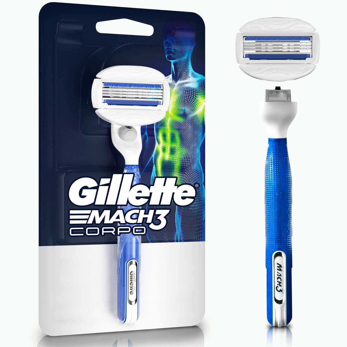 Aparelho de Depilar Gillette Mach3 Corpo 1 Unidade