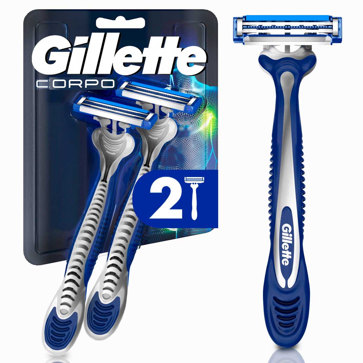 Aparelho de Depilar Gillette Corpo 2 Unidades