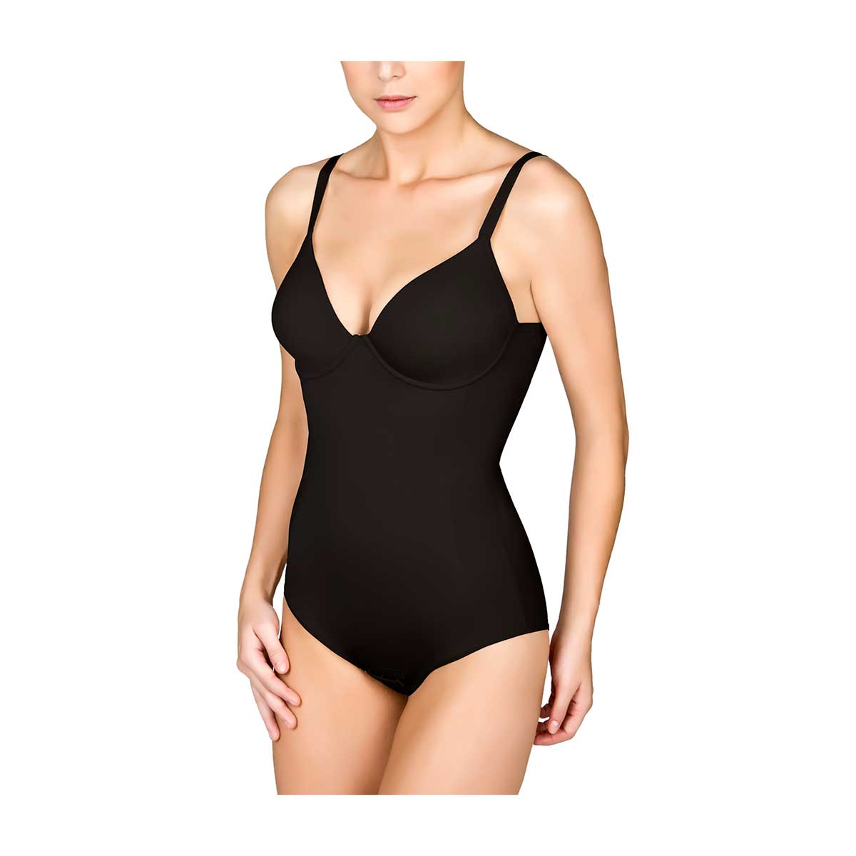 Modelador Com Bojo Zero Barriga Cintura 46 Chocolate Dilady