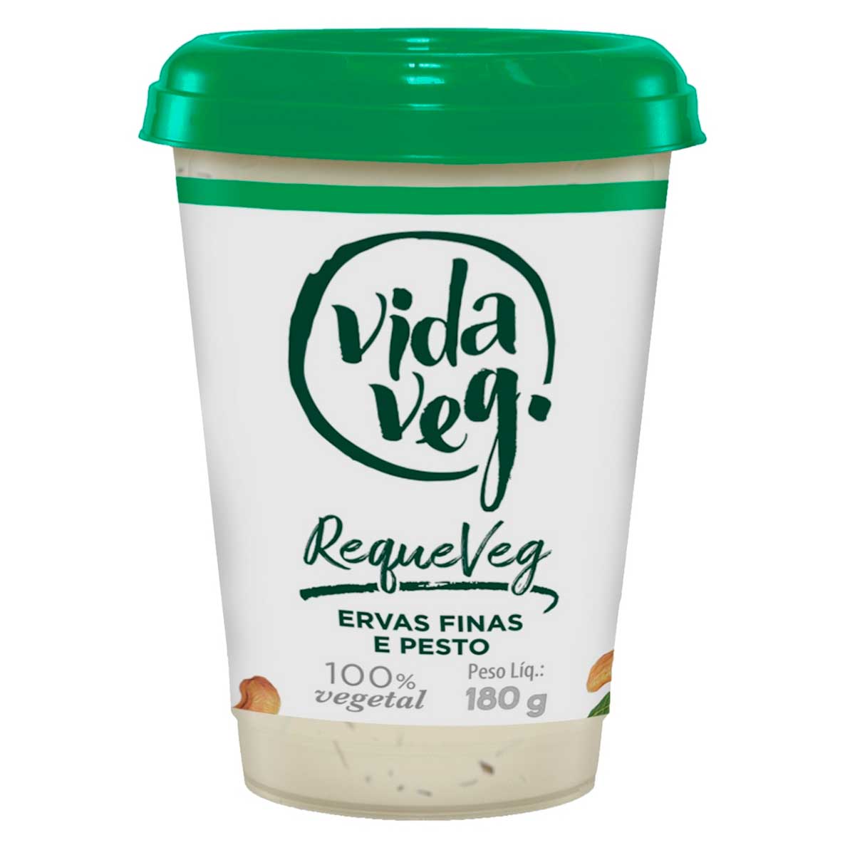 Requeijão Vegano de Ervas Finas e Pesto Vida Veg 180g