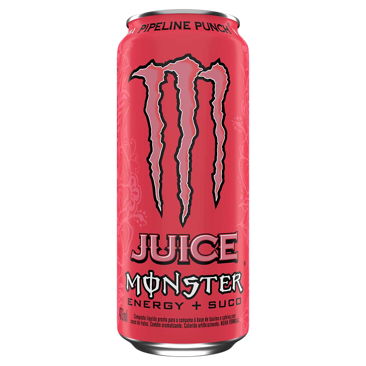 Energético Líquido à Base de Taurina e Cafeína Juice Suco de Frutas Monster Pipeline Punch 473ml