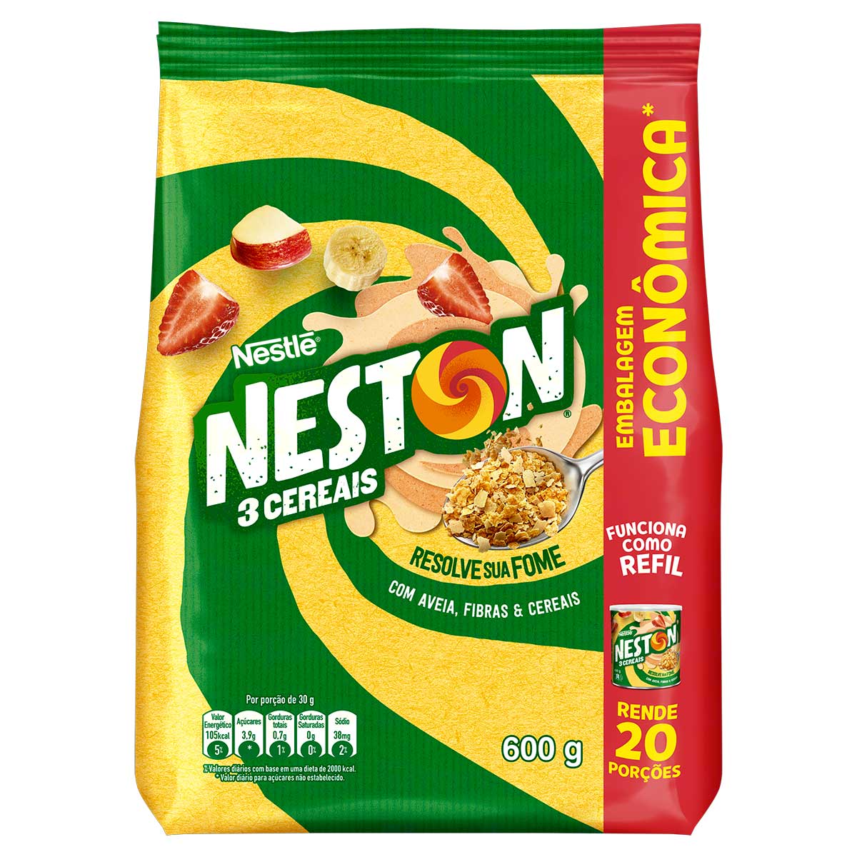 Neston 3 Cereais 600g