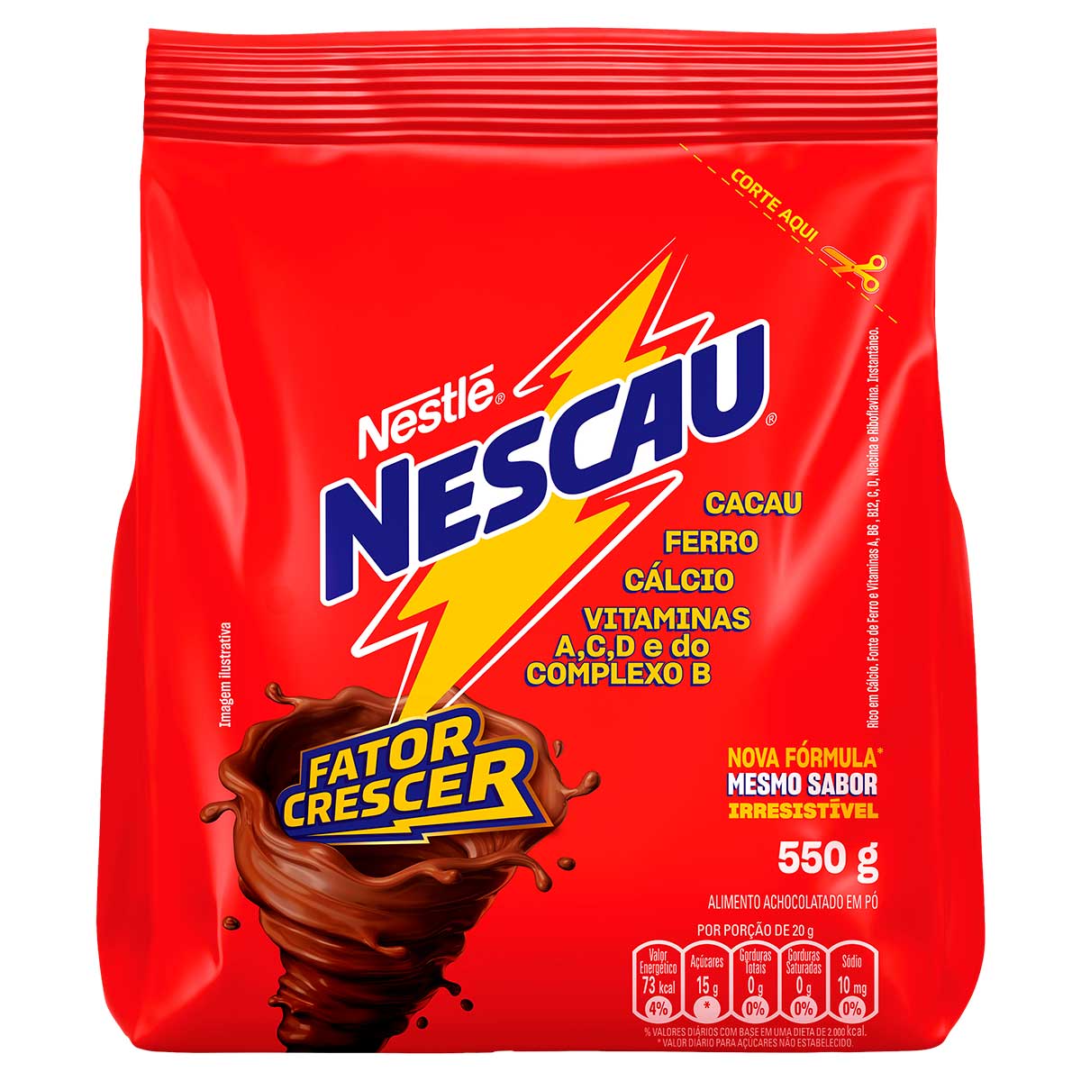 Achocolatado em Pó Nescau 550g