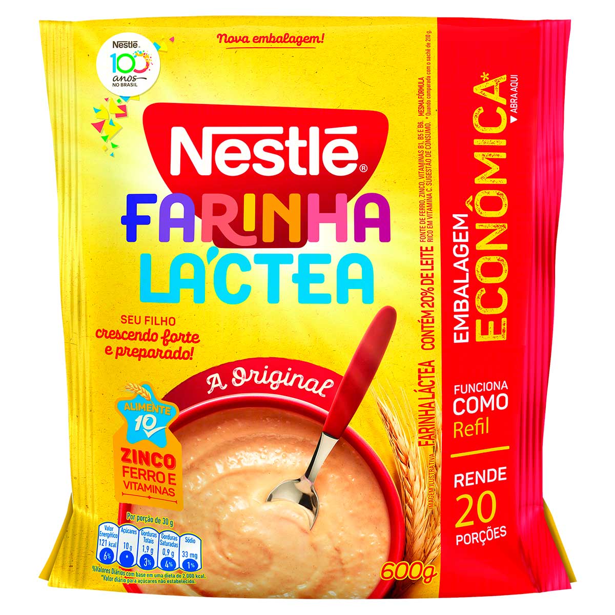 Farinha Láctea Nestlé Tradicional 600g