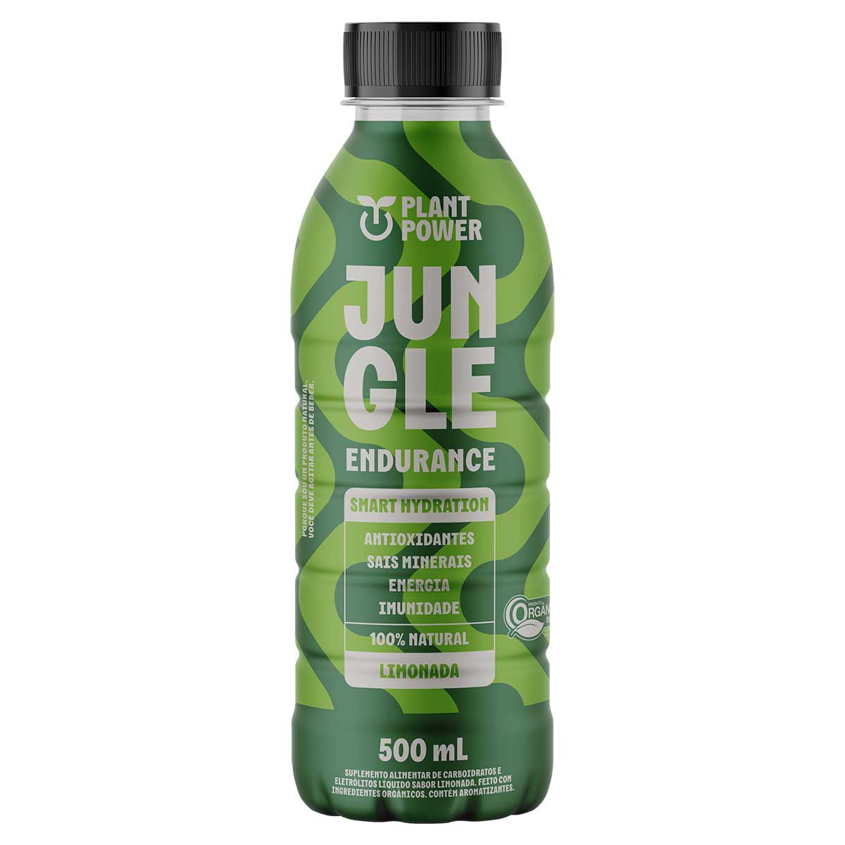 Isotônico Orgânico Limonada Plant Power Jungle Endurance Frasco 500ml