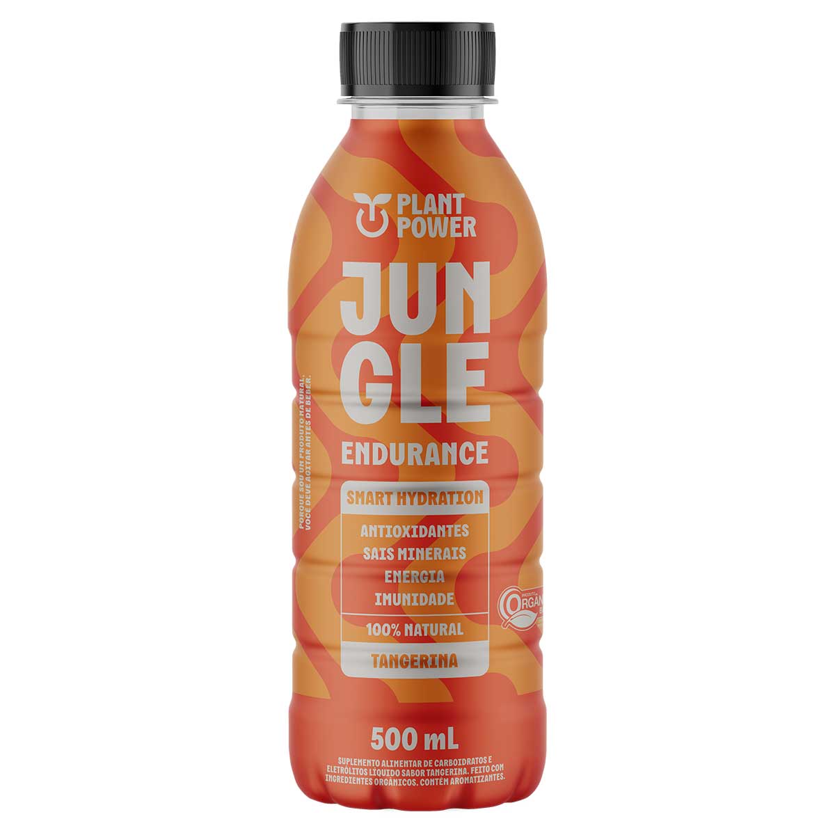 Isotônico Orgânico Tangerina Plant Power Jungle Endurance Frasco 500ml