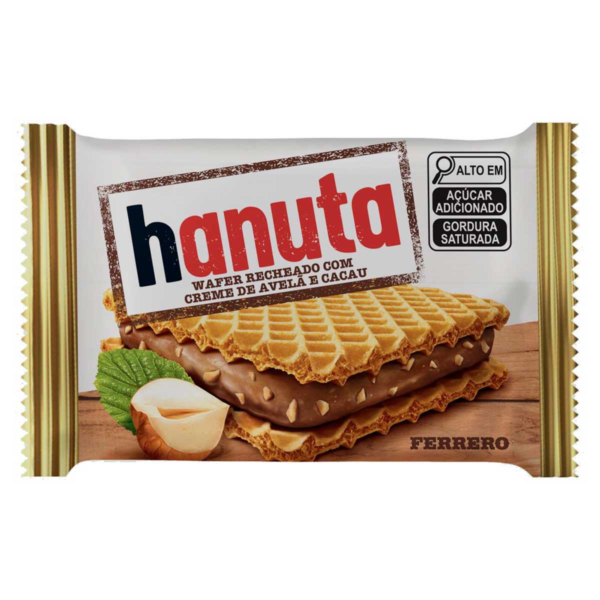 Hanuta Wafer Creme de Avelã 1 Unidade 22g