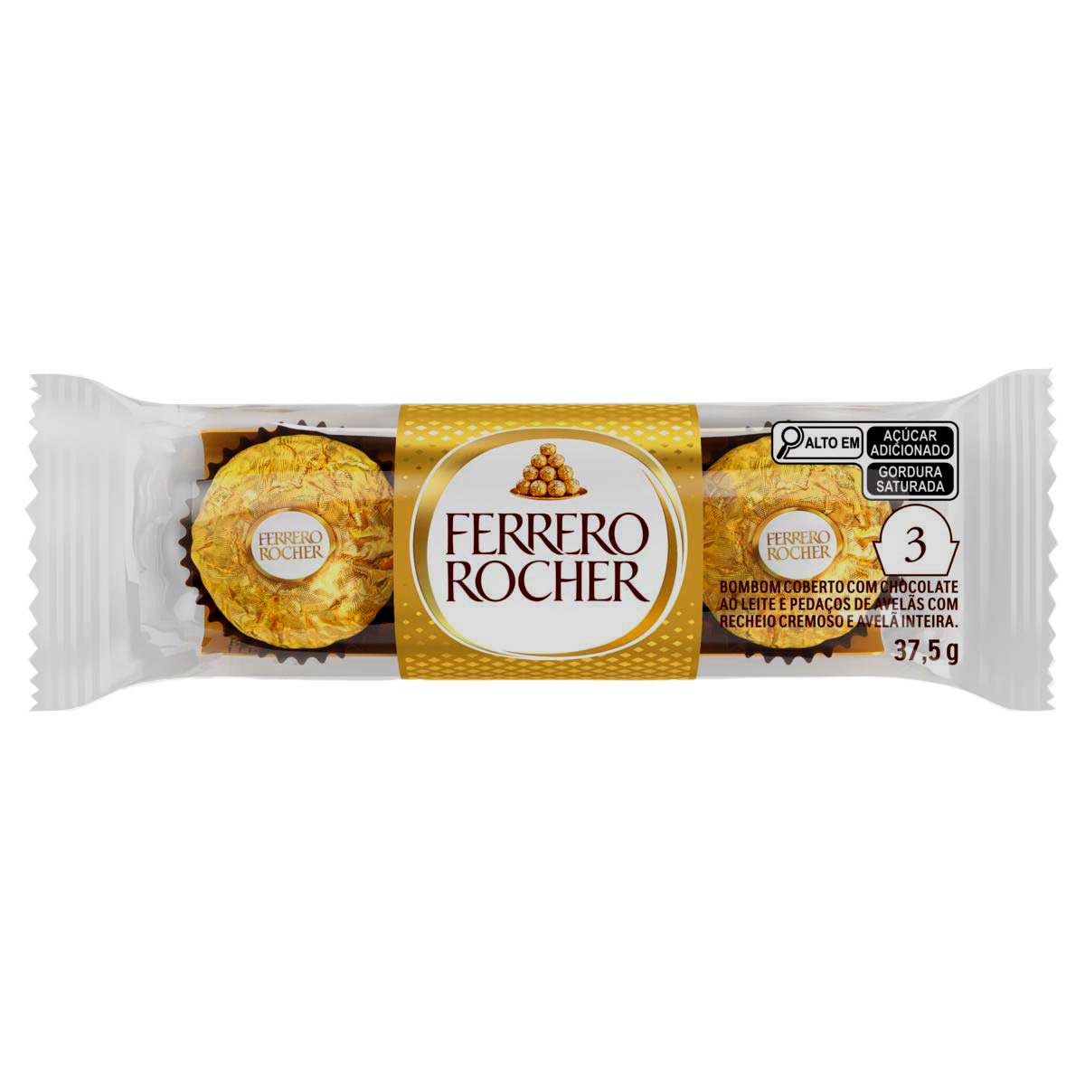 Ferrero Rocher 3 Unidades 37,5g