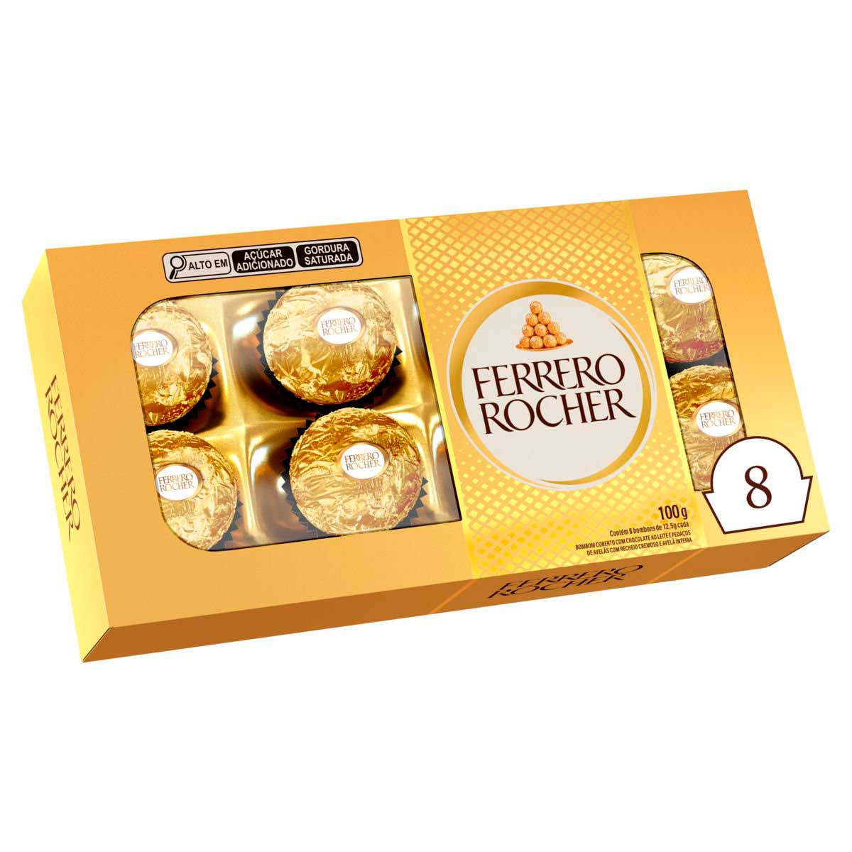 Ferrero Rocher 8 Unidades 100g