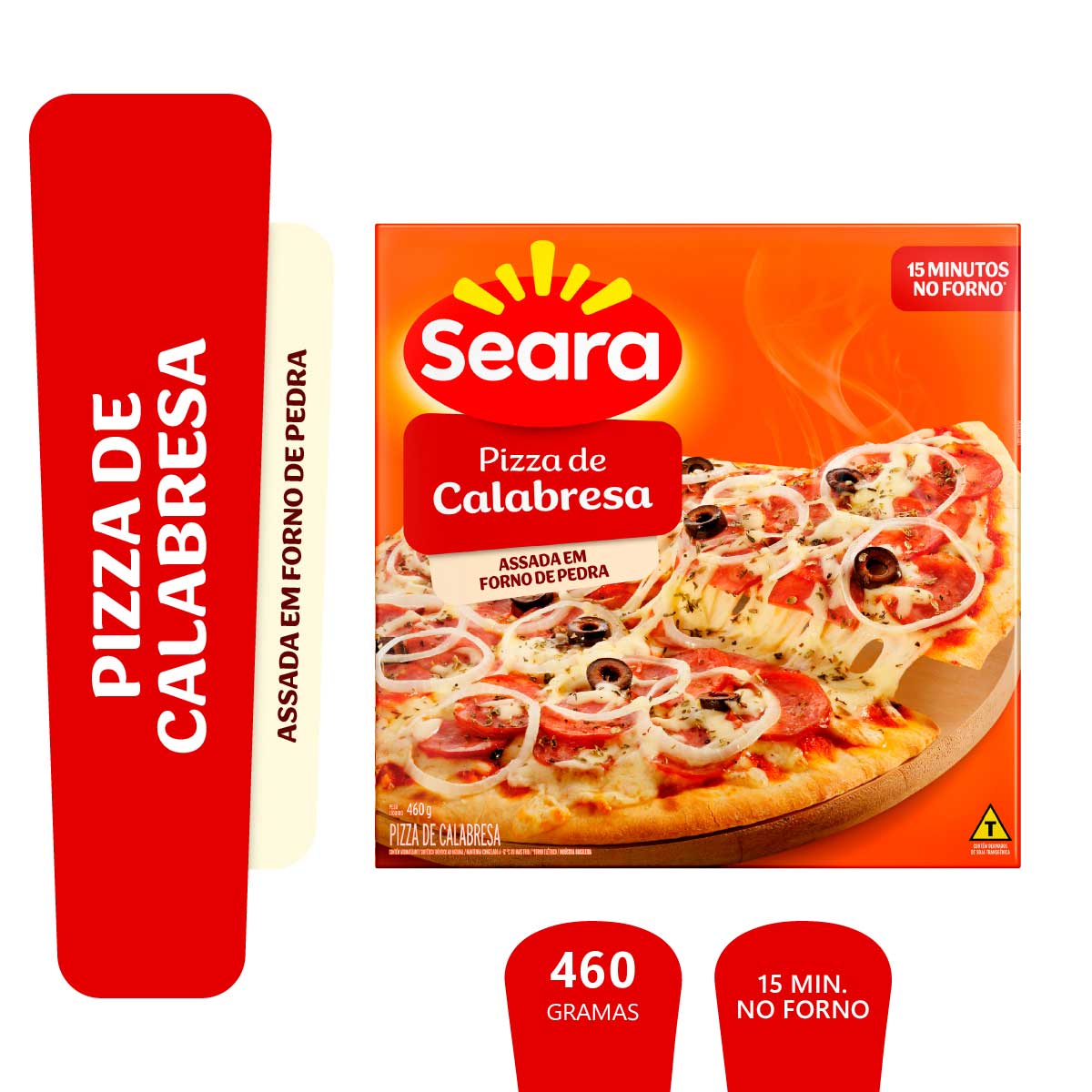 Pizza de calabresa Seara 460g