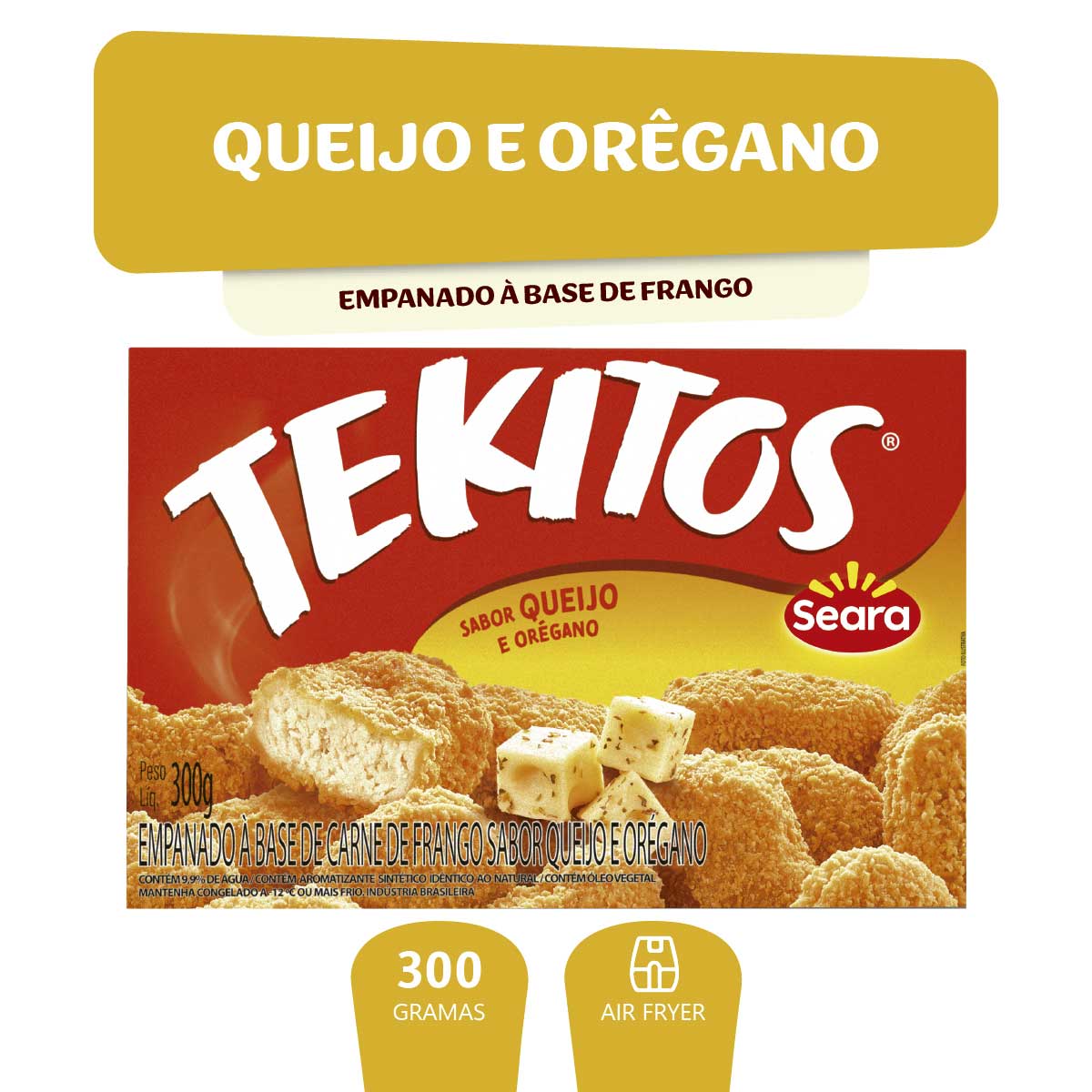 Tekitos queijo e oregano 300g