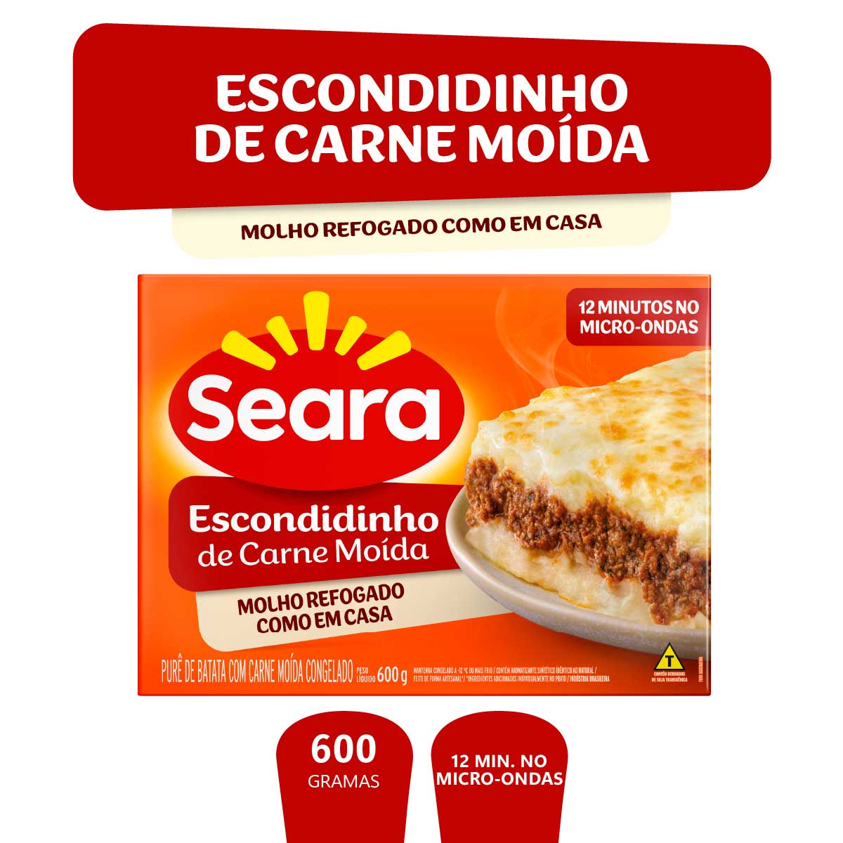 Escondidinho de carne Seara 600g