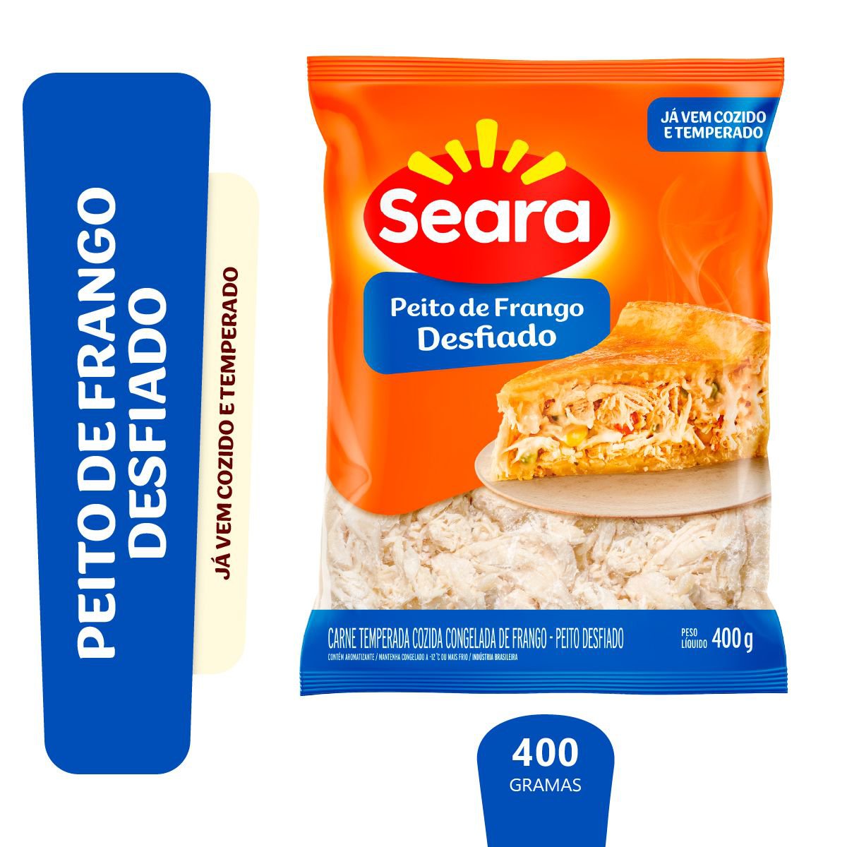 Peito de Frango Desfiado Seara 400g