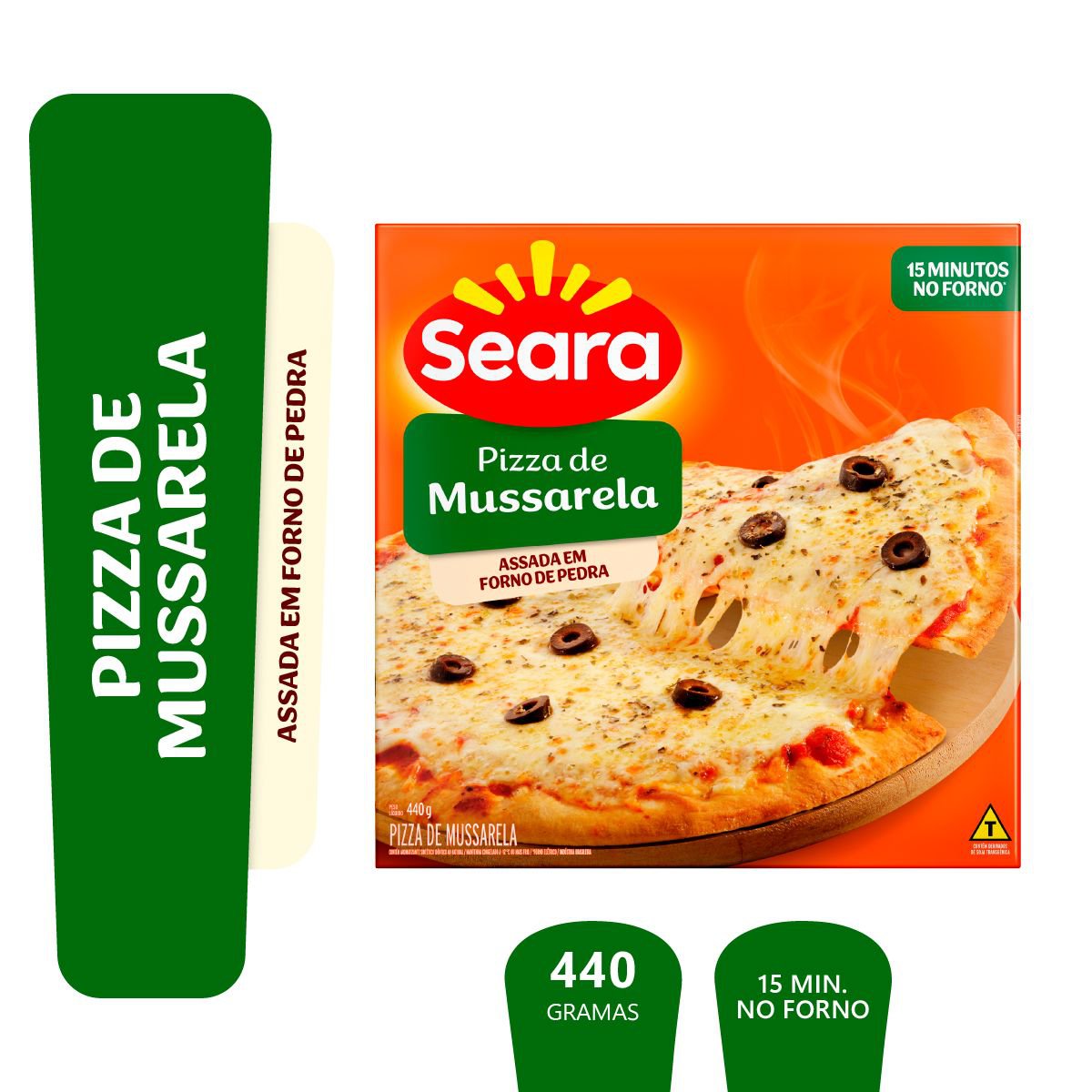 Pizza de Mussarela Seara 440g