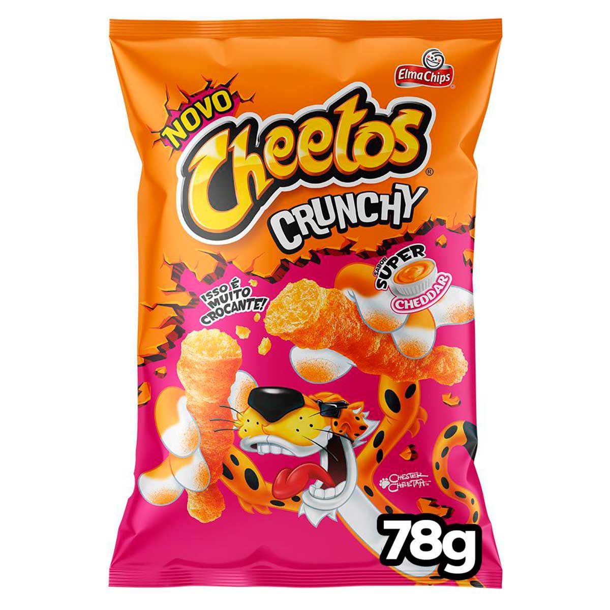 Salgadinho Cheetos Crunchy Super Cheddar 78g