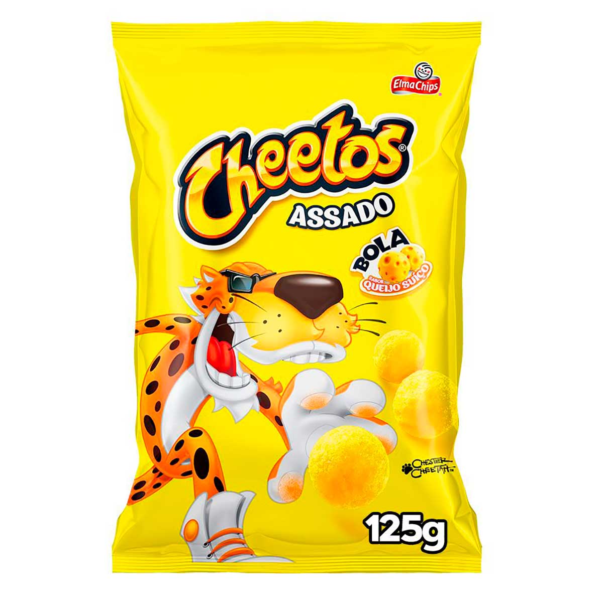 Salgadinho de Milho Bola Queijo Suiço Elma Chips Cheetos 125g