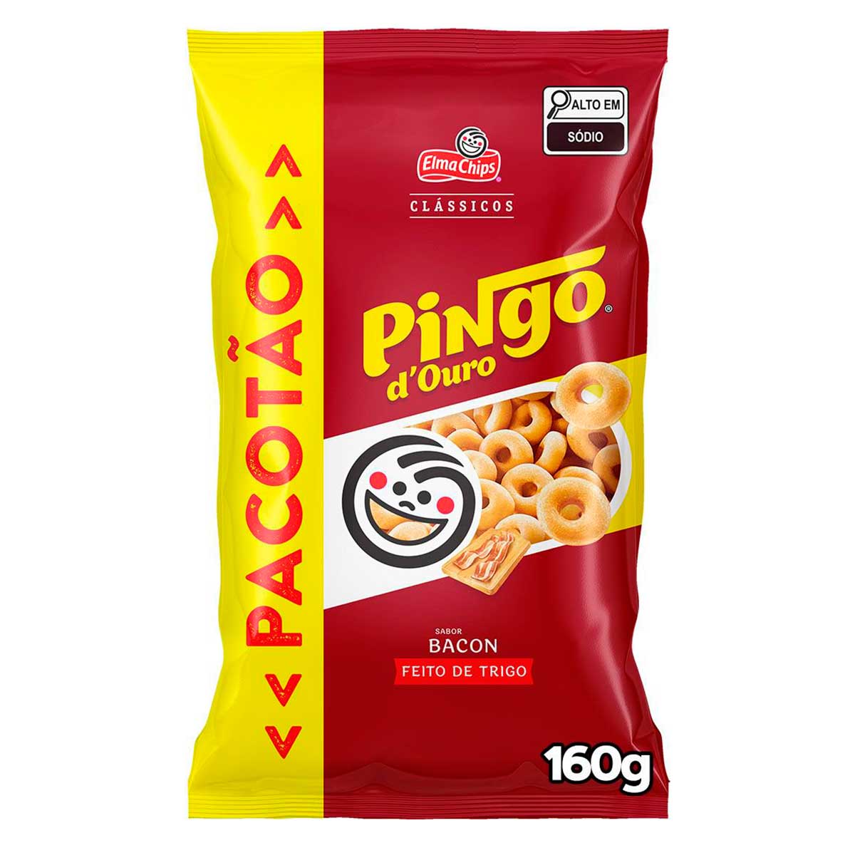 Salgadinho Bacon Elma Chips Pingo Douro 160g