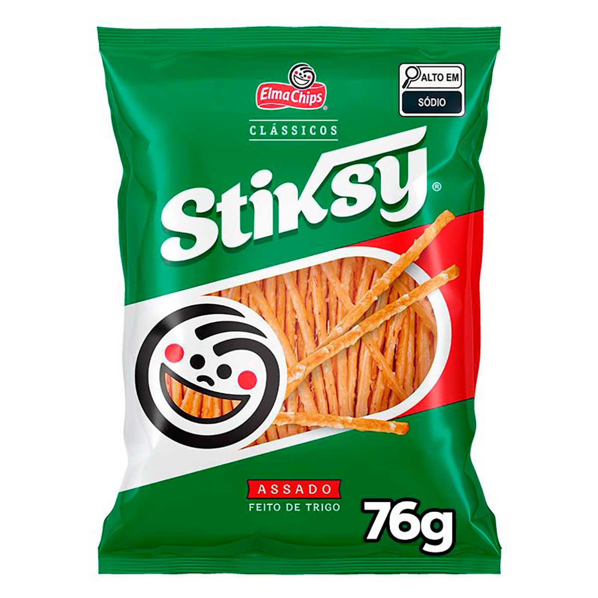 Palitinho Salgado Elma Chips Stiksy 76g