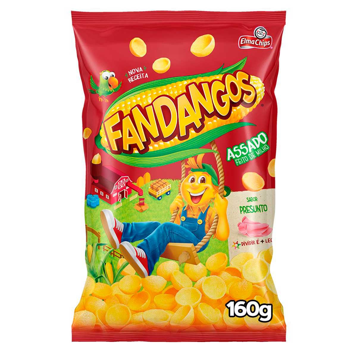 Salgadinho Presunto Elma Chips Fandangos 160g