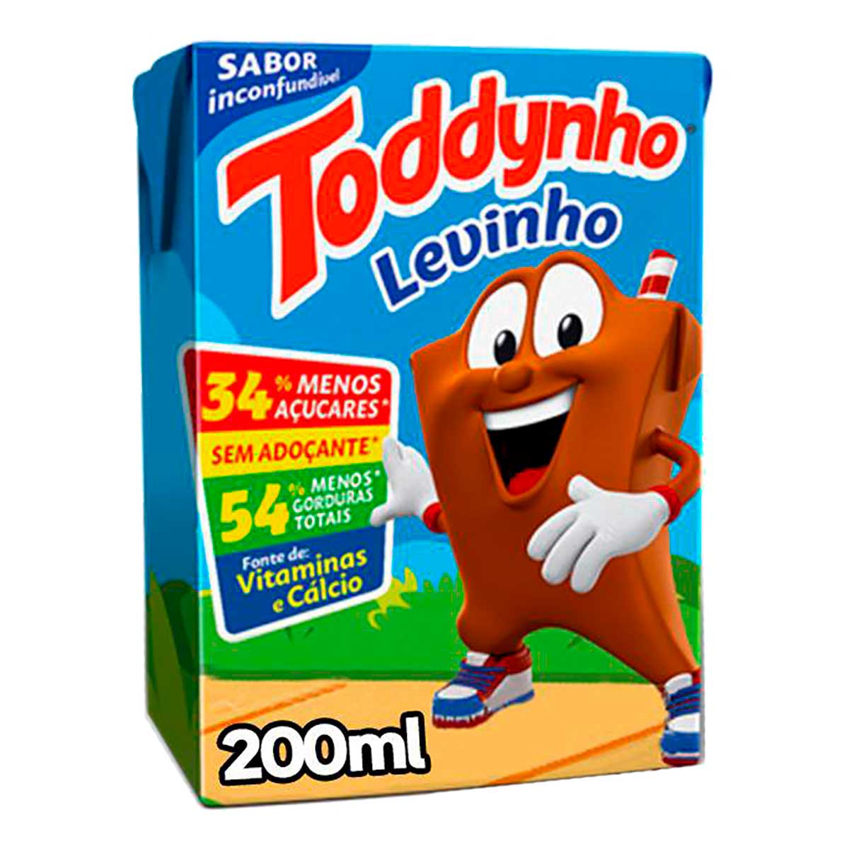 Bebida Láctea UHT Chocolate Toddynho Levinho 200ml