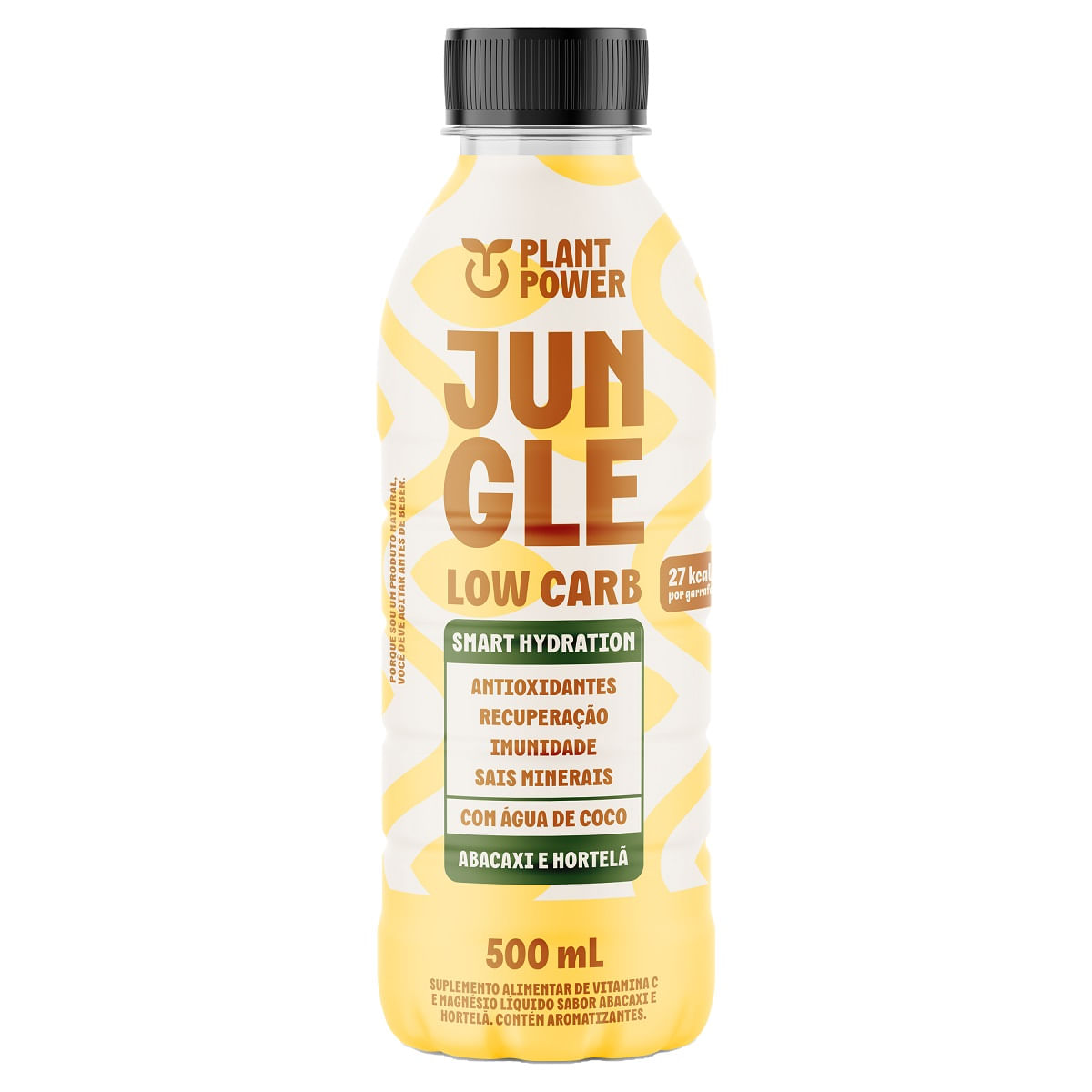 Suplemento Abacaxi e Hortelã Plant Power Jungle Low Carb Frasco 500ml