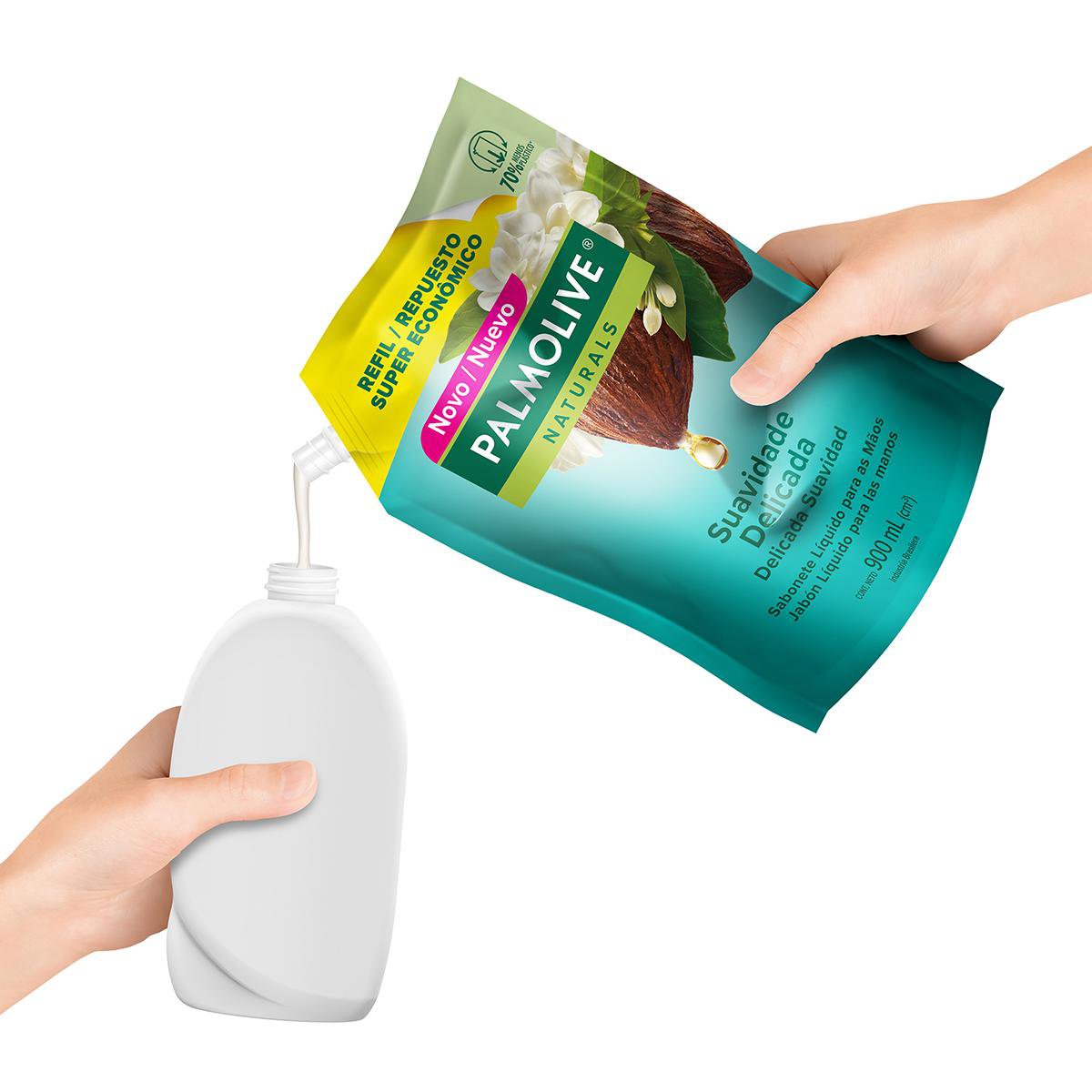 Sabonete Líquido Refil Jasmim Palmolive 900ml