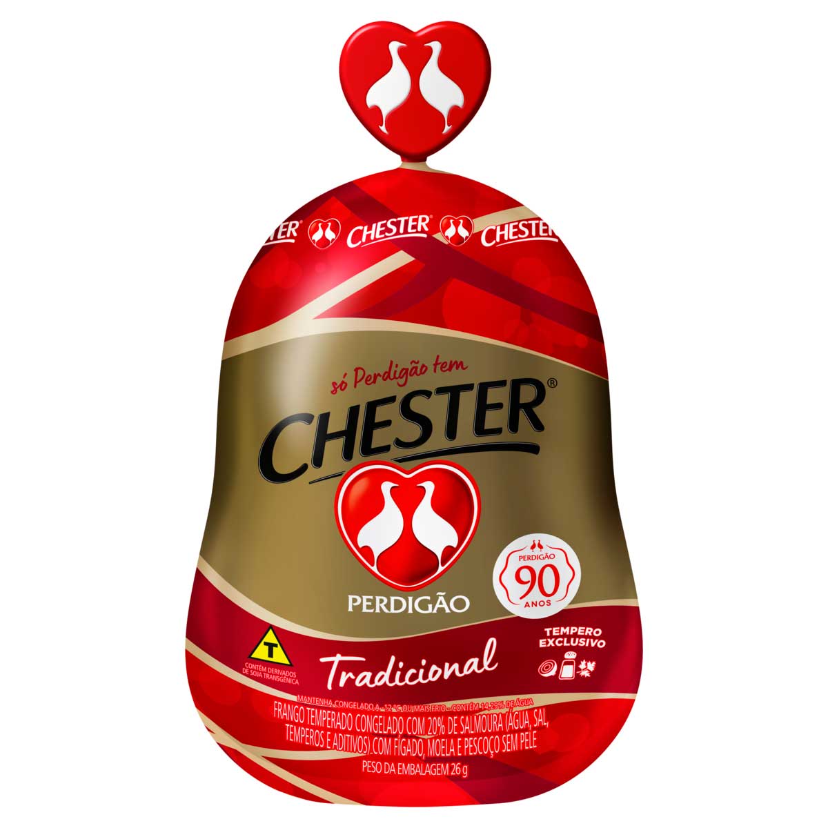 Chester Congelado Perdigão Aproximadamente 3,6 Kg