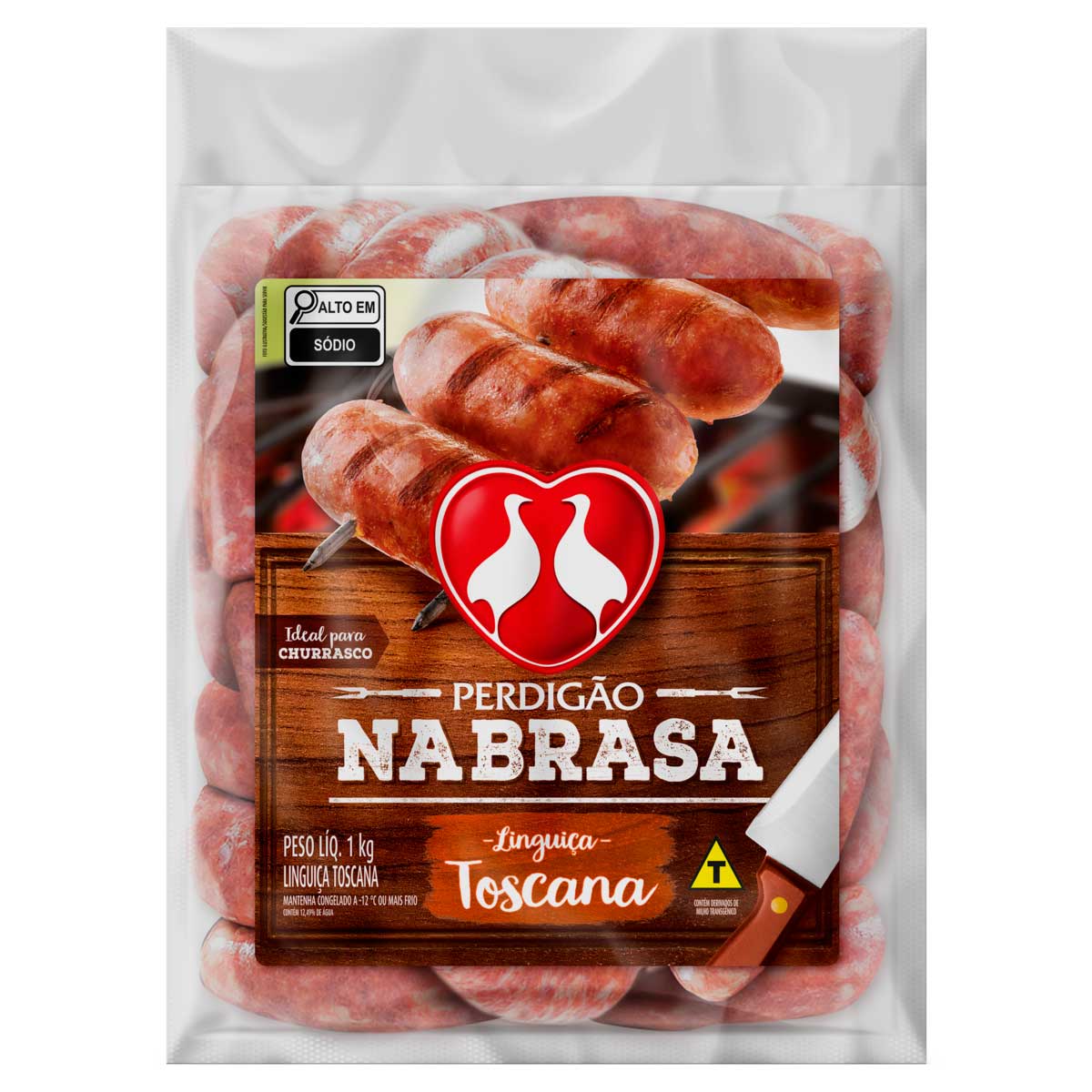 Linguiça Toscana Perdigão Na Brasa 1 Kg