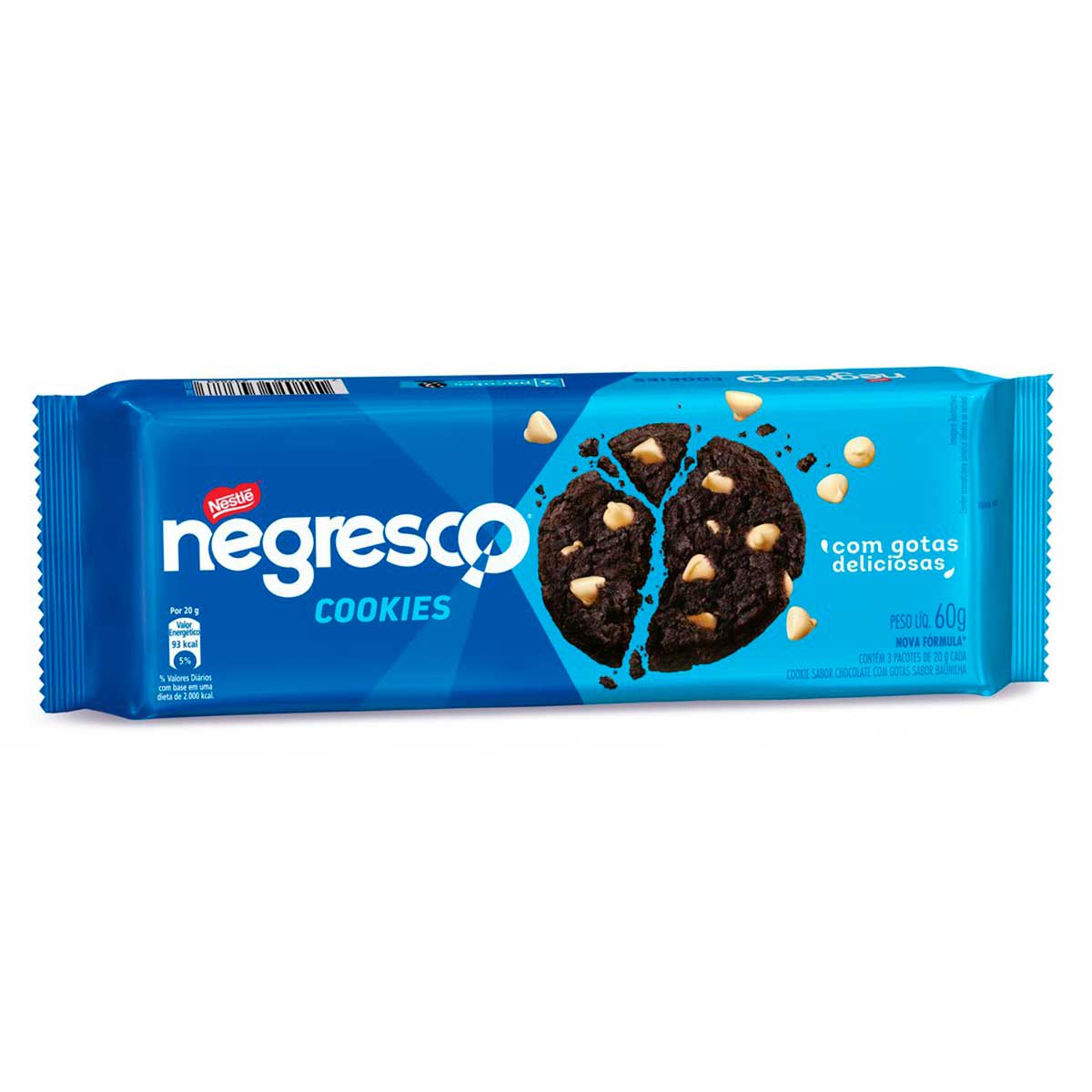 Cookie Negresco Gotas de Baunilha 60g