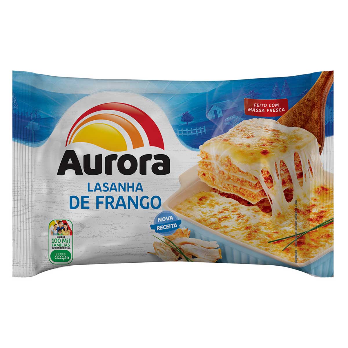 Lasanha de Frango 600 Aurora 600 g