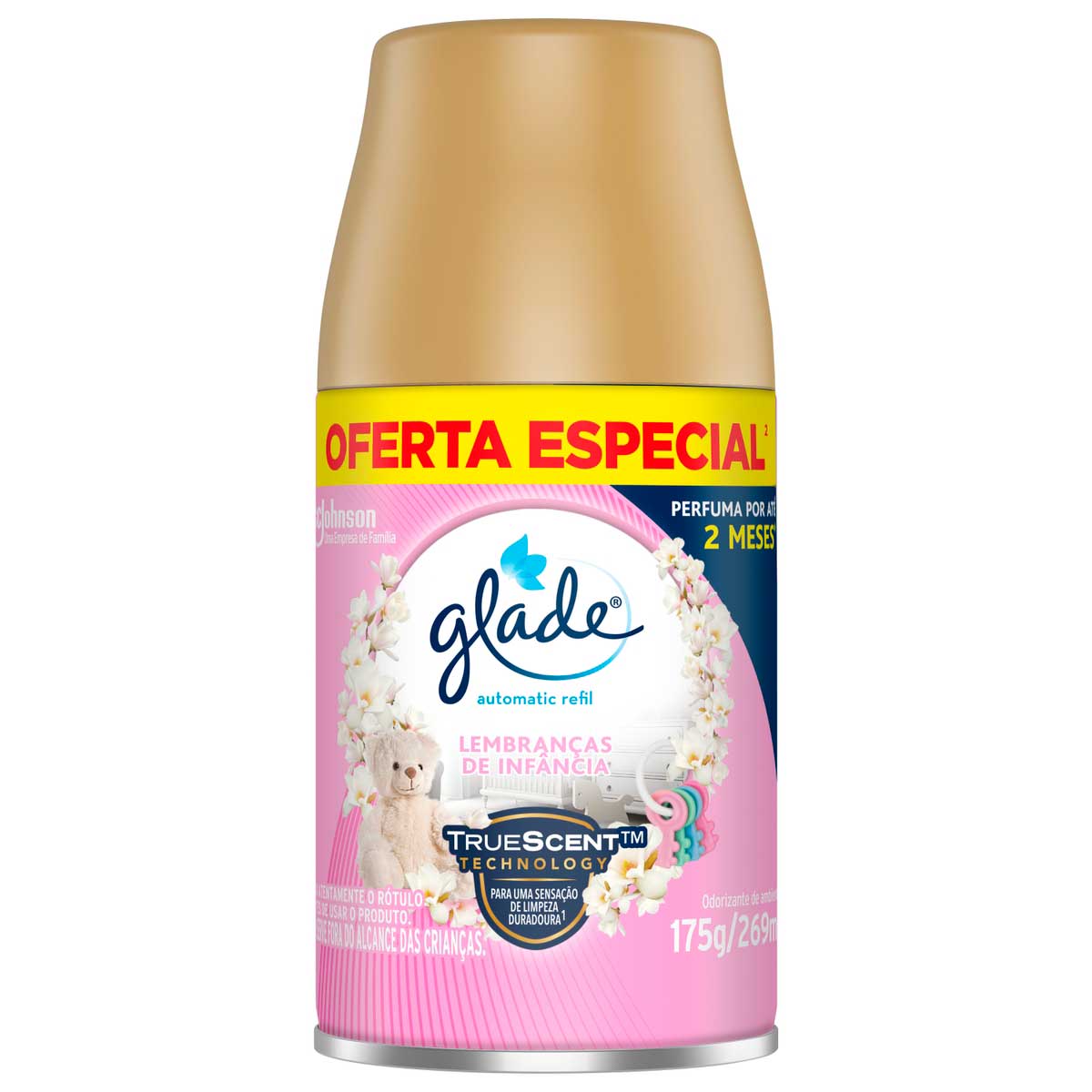 Desodorizador Glade Automatic Spray Refil Lembranças de Infância 269ml Oferta Especial