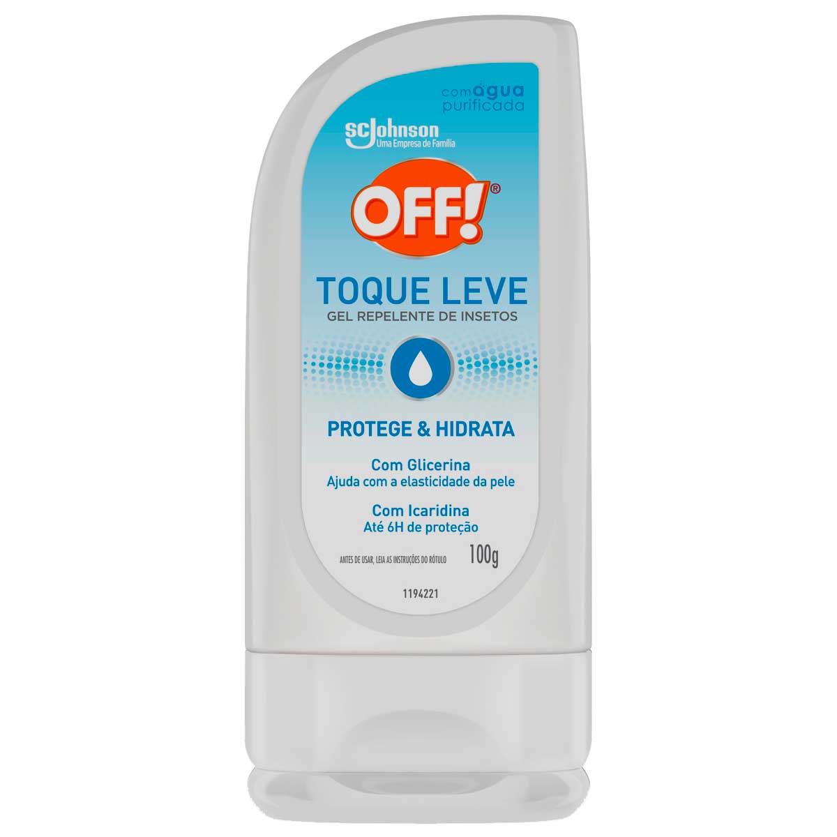 Repelente Off Toque Leve Gel 100g