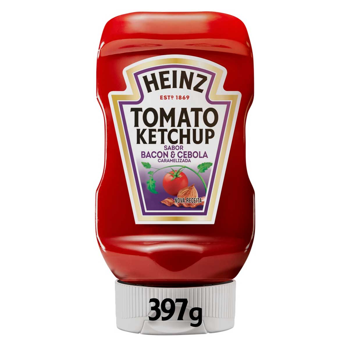 Ketchup Heinz Bacon & Cebola Caramelizada 397g