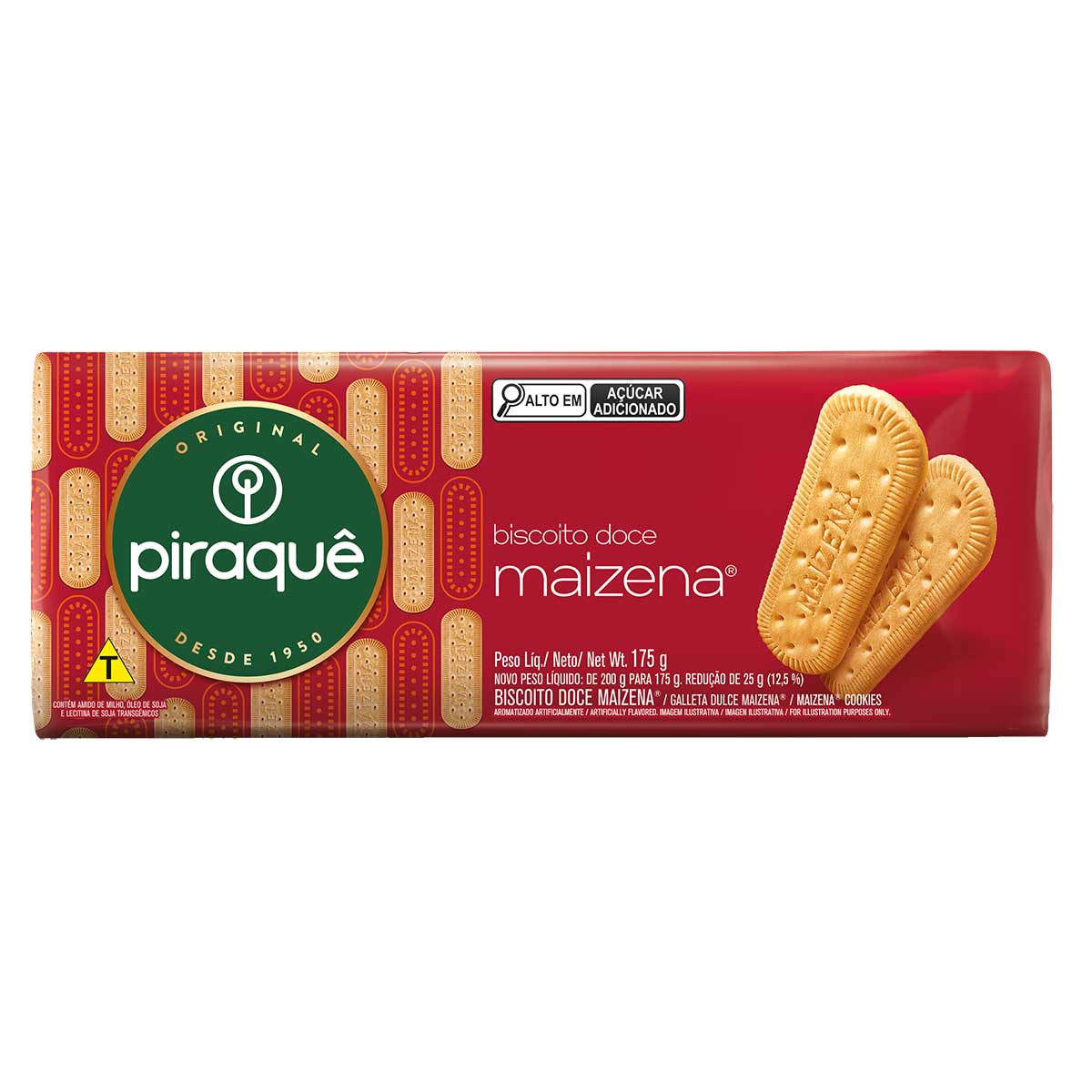 Biscoito Maizena Piraquê 175g