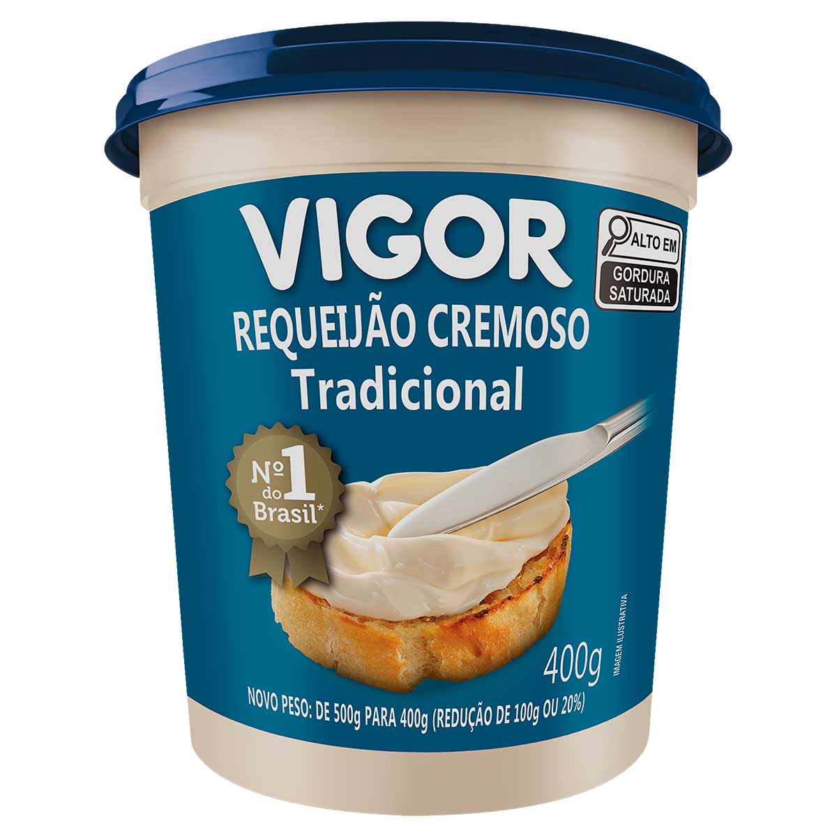 Requeijão Cremoso Tradicional Vigor 400g