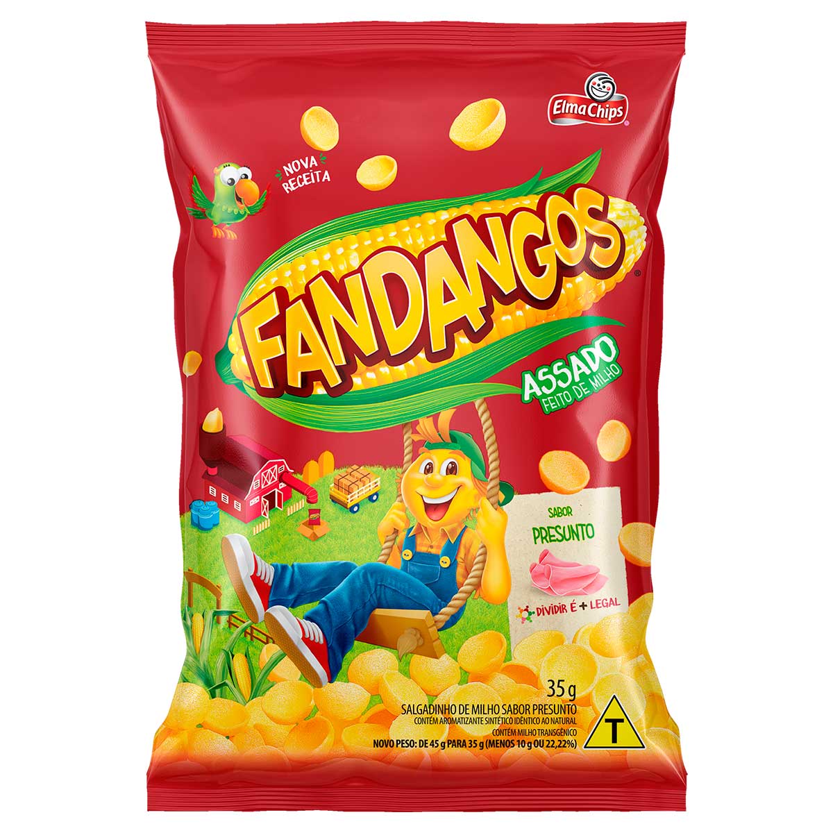 Salgadinho de Milho Presunto Elma Chips Fandangos 35g