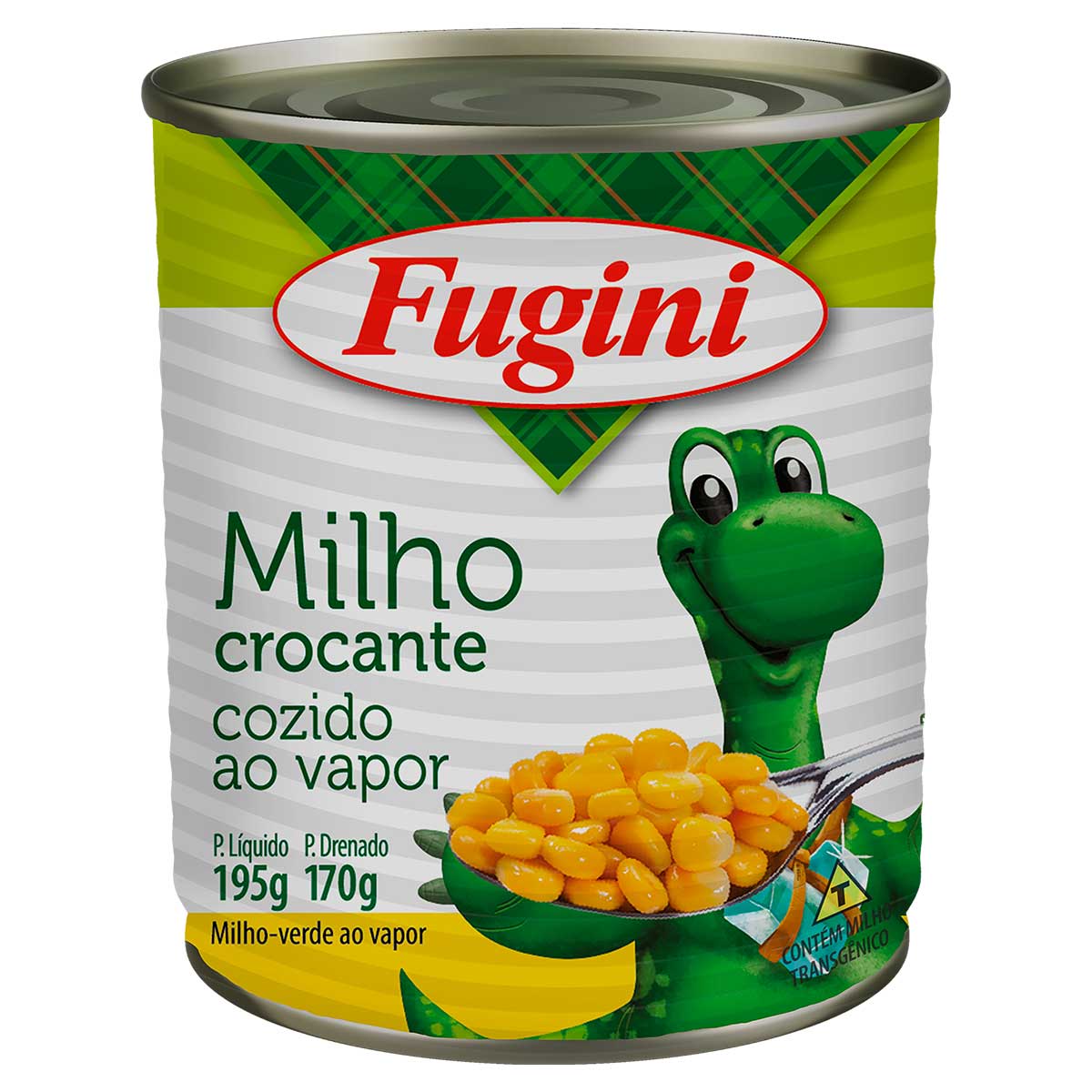 Milho Verde em Conserva Cozido no Vapor Crocante Fugini 195g