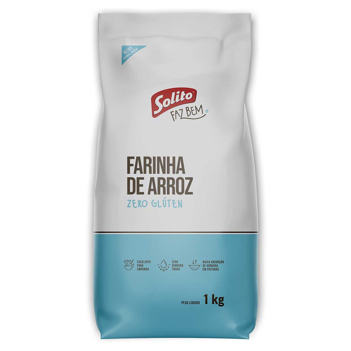 Farinha de Arroz Solito Faz Bem 1Kg