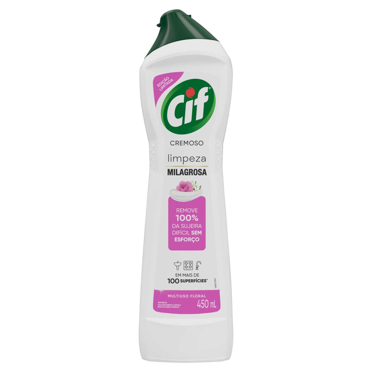 Saponáceo Cremoso Multiuso Floral Cif 450ml