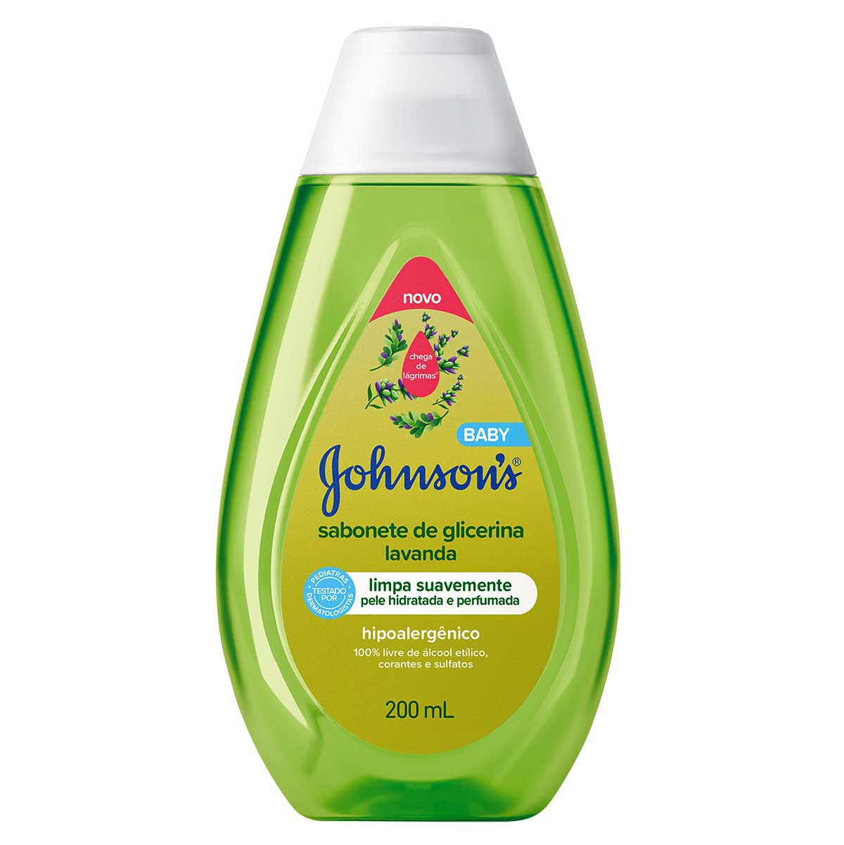 Sabonete Líquido de Glicerina Lavanda Johnson's Baby Frasco 200ml